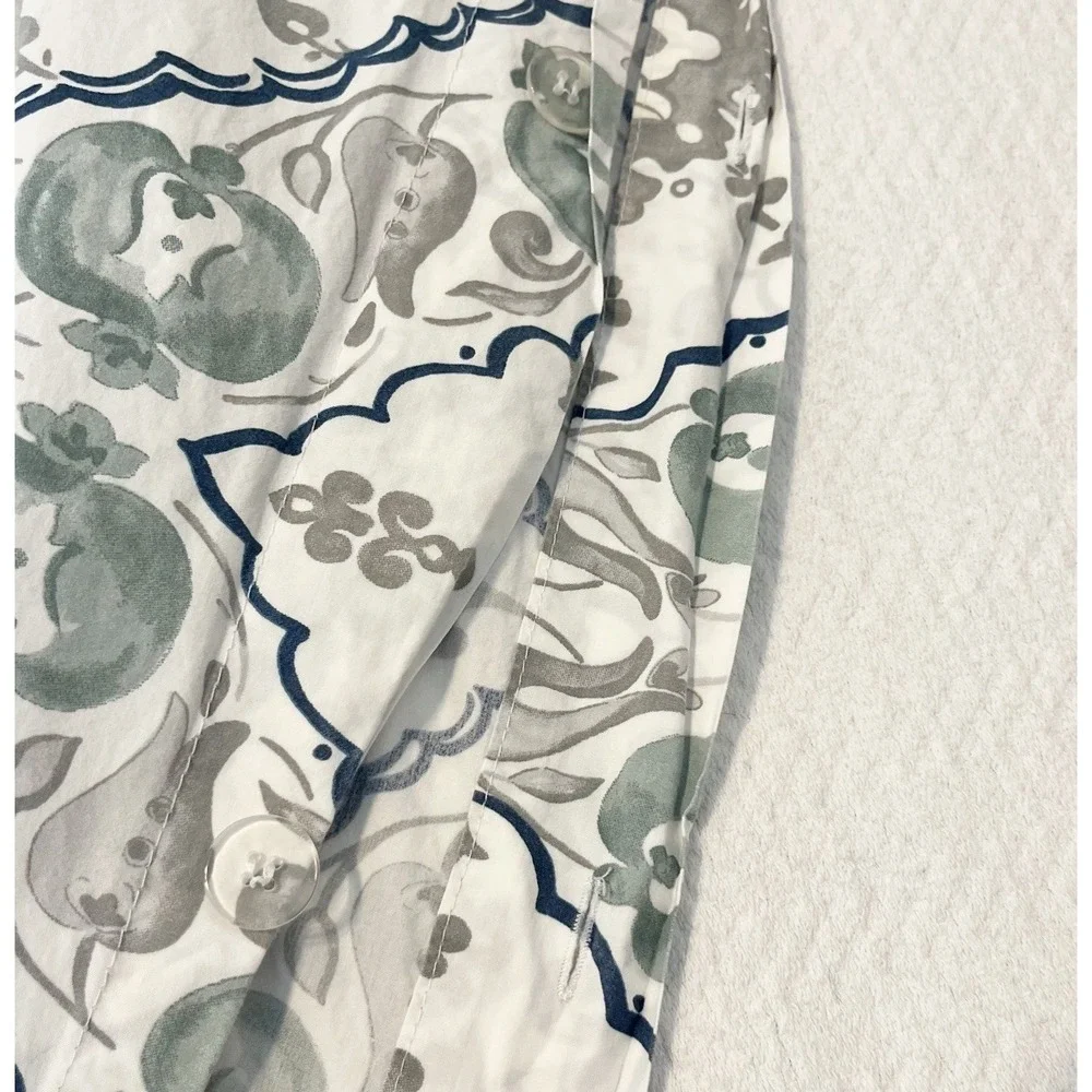 Pottery Barn Tile Medallion Duvet Cover